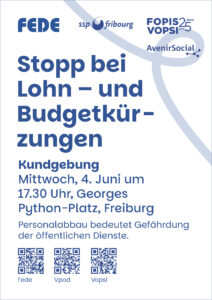 Stopp bei Lohn - und Budgetkürzungen