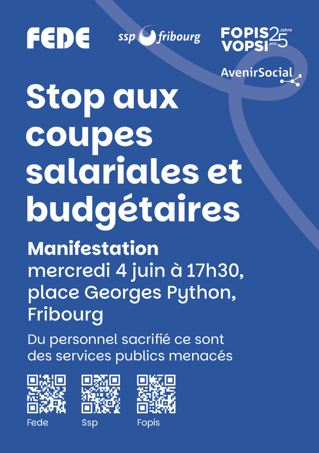 Stop aux coupes salariales et bugdétaires